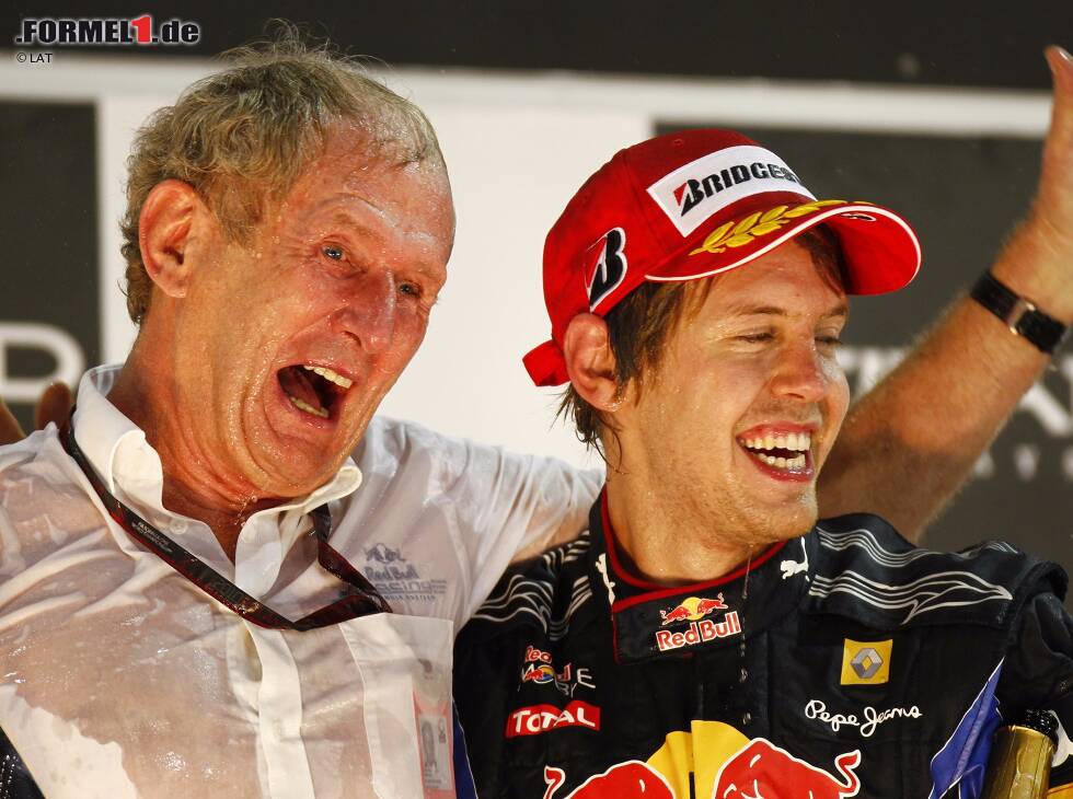 Foto zur News: Sebastian Vettel, Daniel Ricciardo, Helmut Marko
