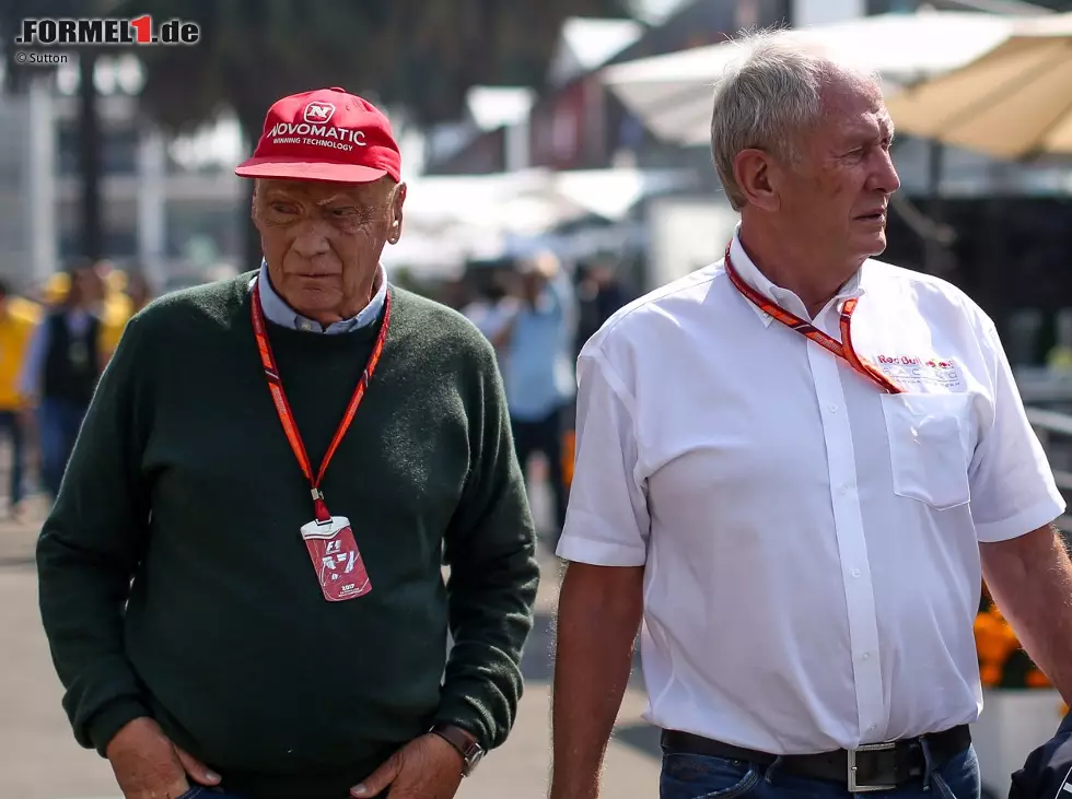 Foto zur News: Niki Lauda, Helmut Marko