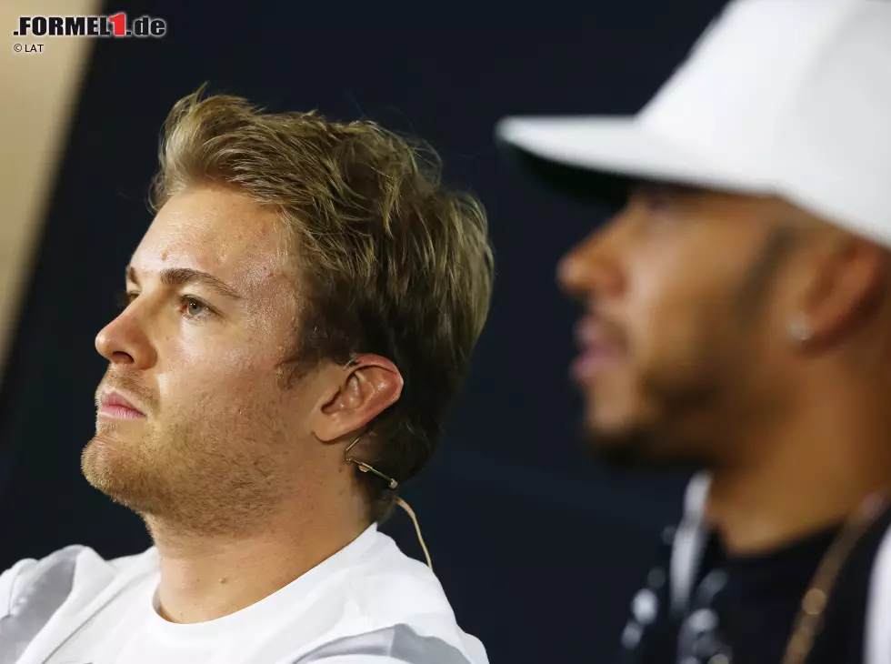 Foto zur News: Lewis Hamilton, Nico Rosberg