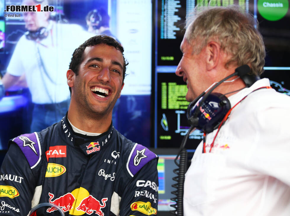 Foto zur News: Daniel Ricciardo, Helmut Marko