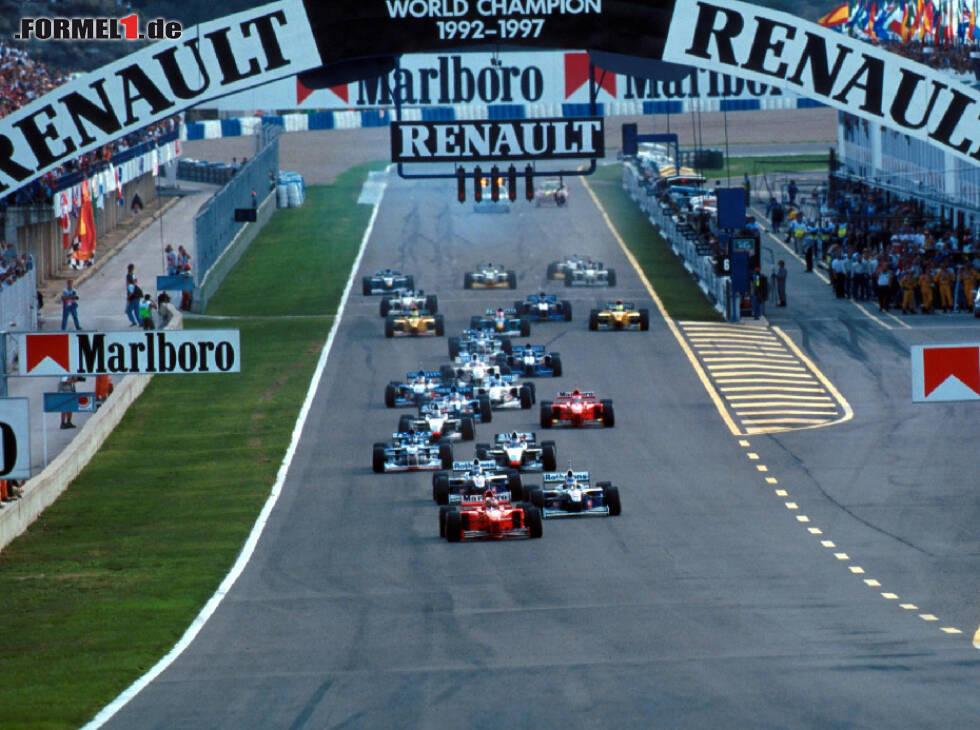 Foto zur News: Start in Jerez 1997