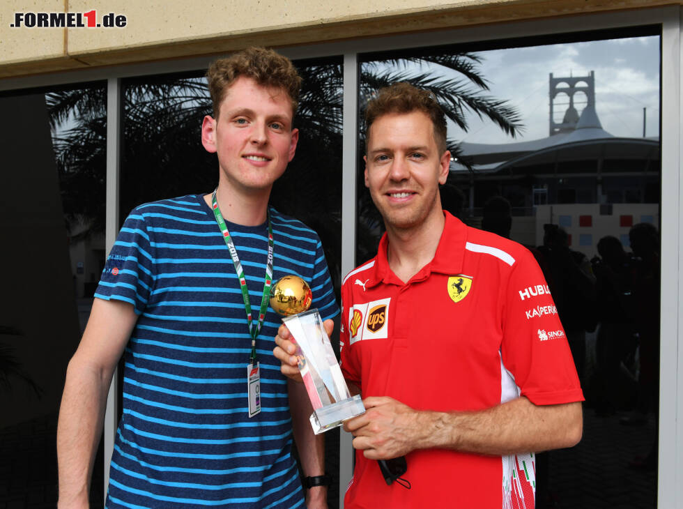 Dominik Sharaf und Sebastian Vettel Foto zur News: Dominik Sharaf und Sebastian Vettel
