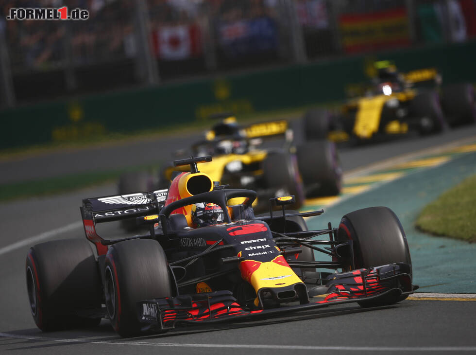 Foto zur News: Daniel Ricciardo, Nico Hülkenberg, Carlos Sainz