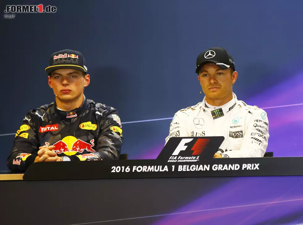 Foto zur News: Max Verstappen, Nico Rosberg