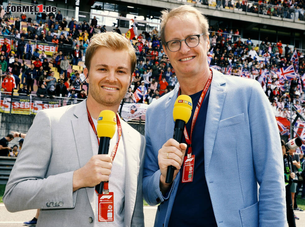 Foto zur News: Nico Rosberg und Florian König von RTL