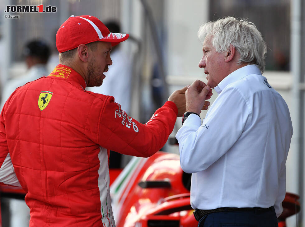 Foto zur News: Sebastian Vettel, Charlie Whiting