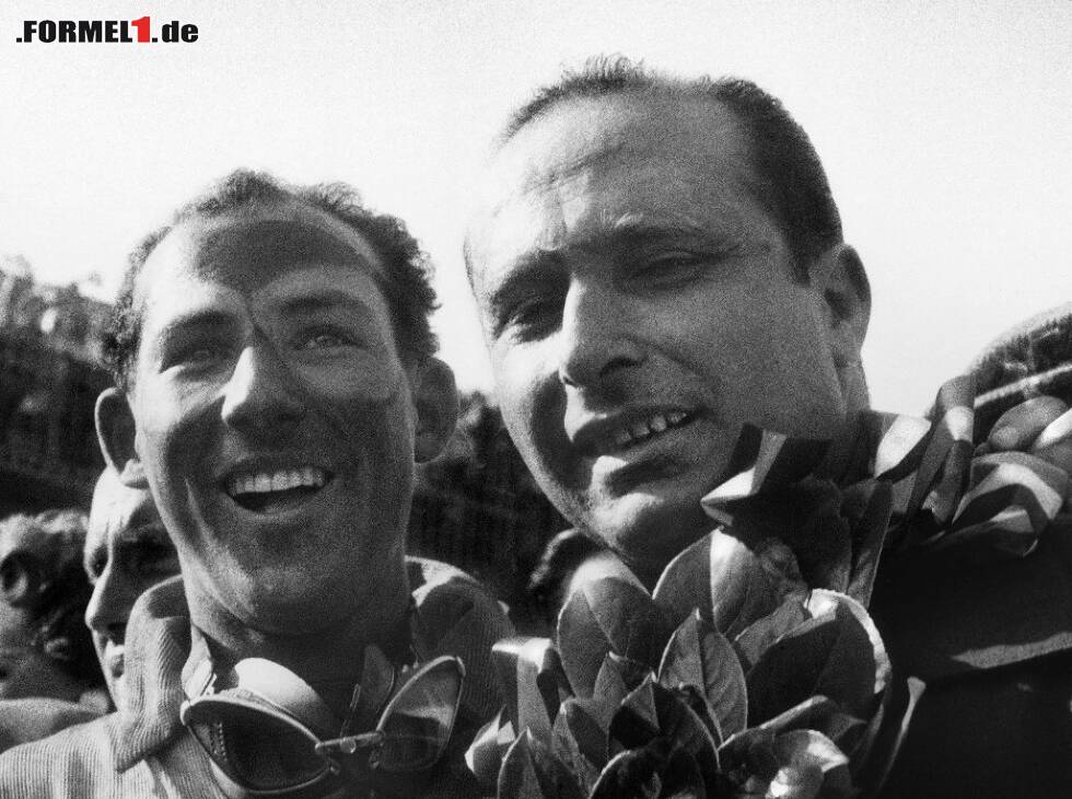 Foto zur News: Juan Manuel Fangio, Stirling Moss