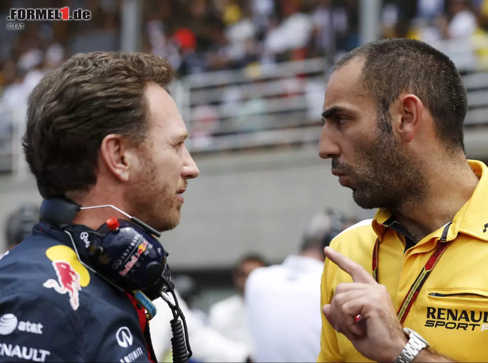 Foto zur News: Christian Horner, Cyril Abiteboul