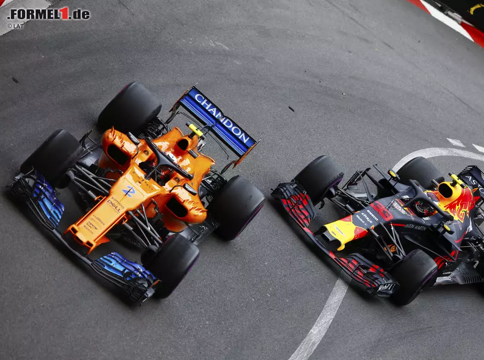 Foto zur News: Stoffel Vandoorne, Max Verstappen