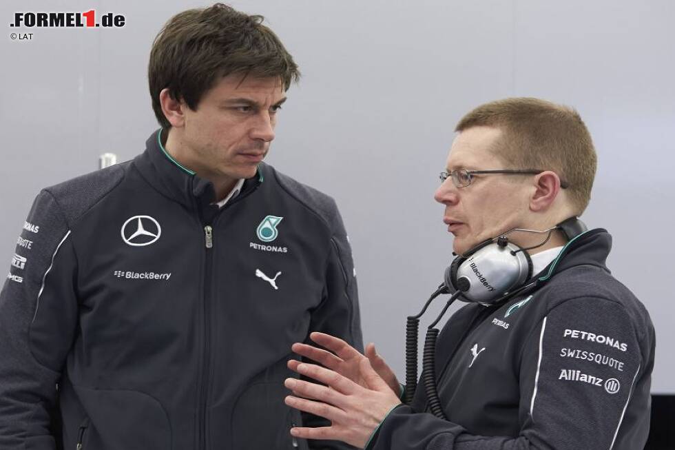 Foto zur News: Toto Wolff, Andy Cowell