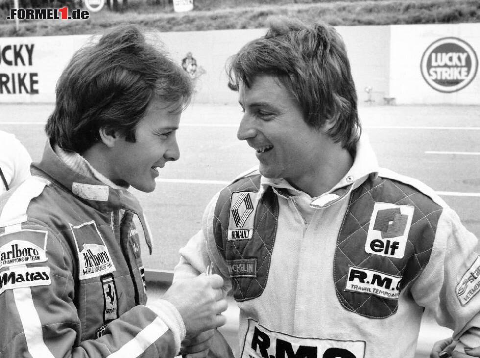 Foto zur News: Rene Arnoux, Gilles Villeneuve
