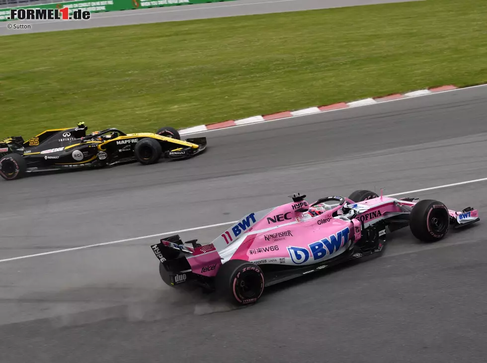 Foto zur News: Sergio Perez, Carlos Sainz