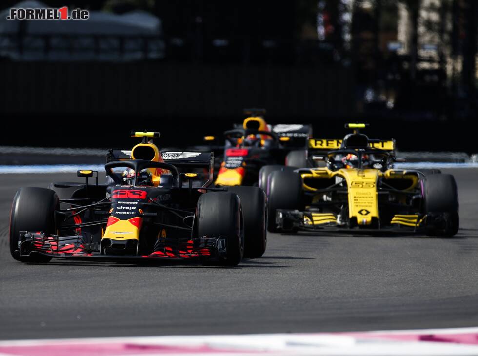 Foto zur News: Max Verstappen, Carlos Sainz, Daniel Ricciardo