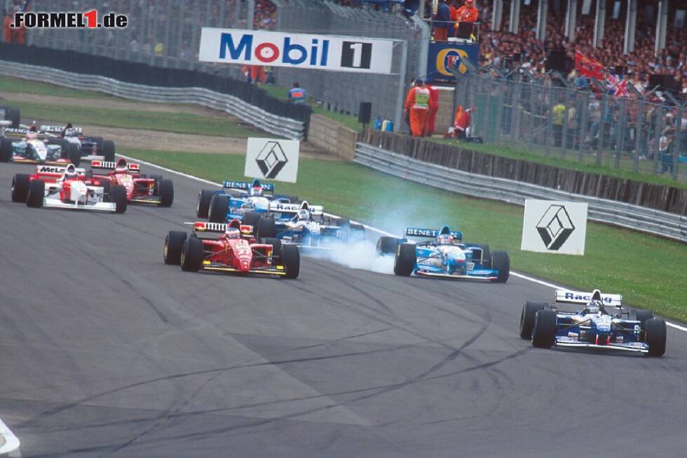 Foto zur News: Start, Silverstone, 1995
