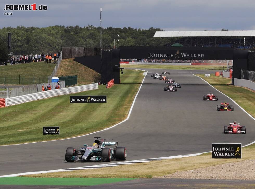 Foto zur News: Lewis Hamilton, Kimi Räikkönen, Max Verstappen, Sebastian Vettel, Esteban Ocon, Nico Hülkenberg