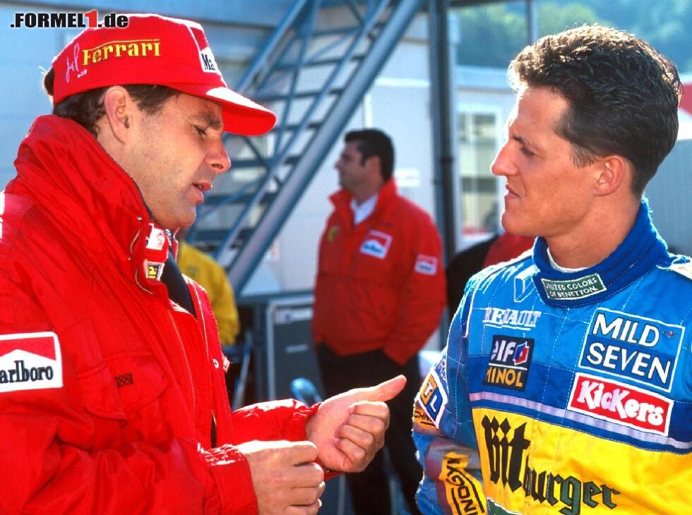 Foto zur News: Michael Schumacher, Gerhard Berger