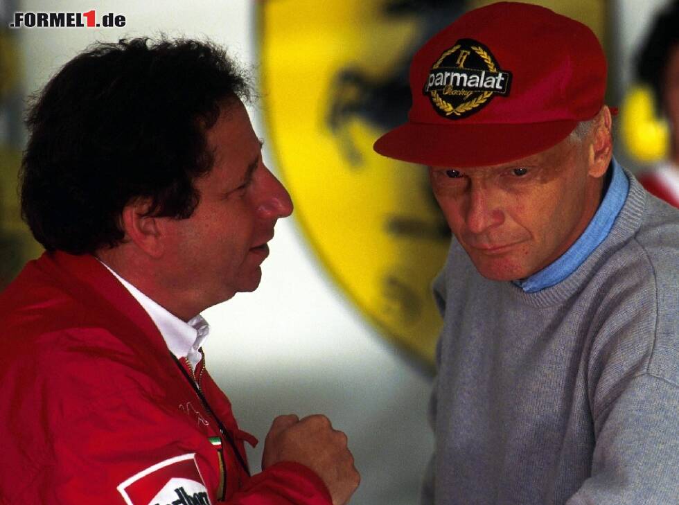 Foto zur News: Jean Todt, Niki Lauda