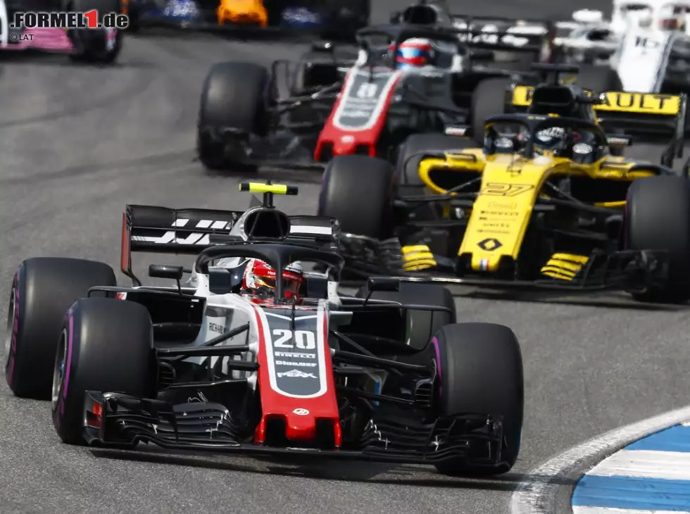 Foto zur News: Kevin Magnussen, Nico Hülkenberg, Romain Grosjean, Charles Leclerc