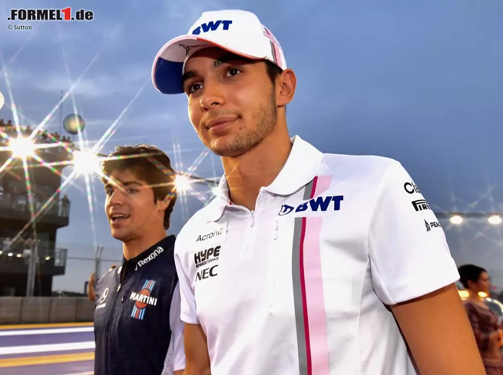 Foto zur News: Esteban Ocon, Lance Stroll
