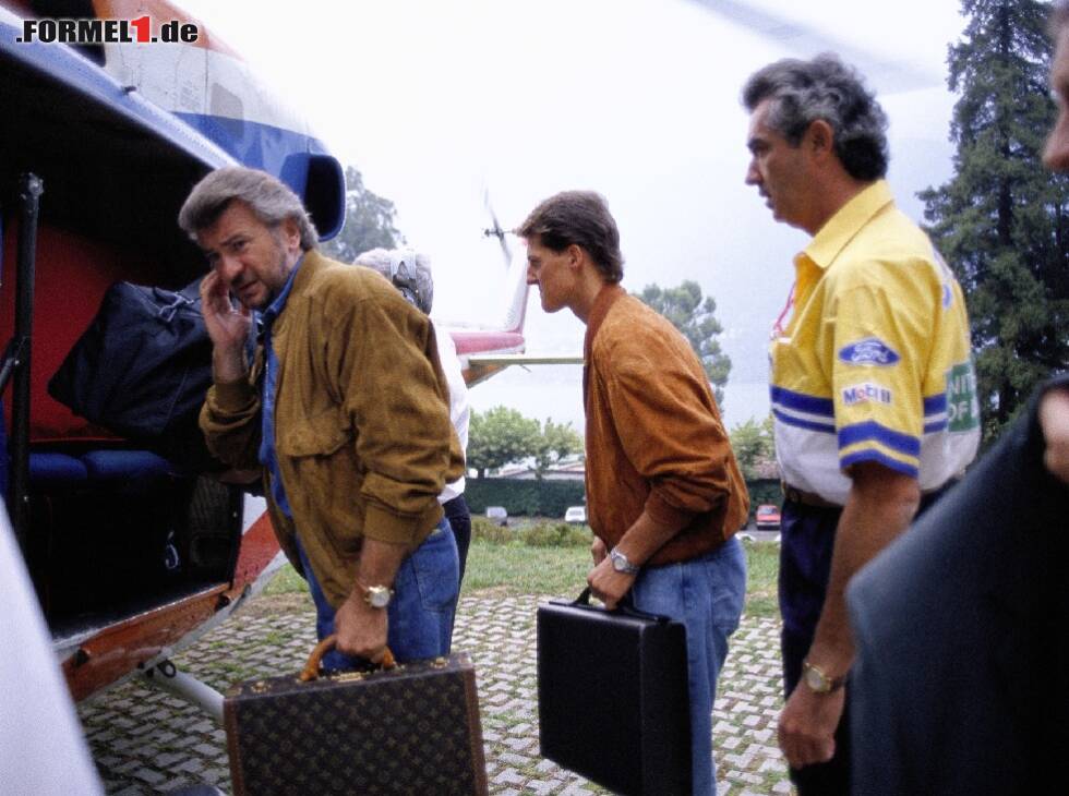 Foto zur News: Michael Schumacher, Willi Weber, Flavio Briatore