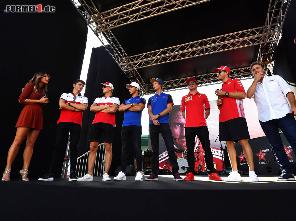 Foto zur News: Charles Leclerc, Marcus Ericsson, Pierre Gasly, Brendon Hartley, Kimi Räikkönen, Sebastian Vettel