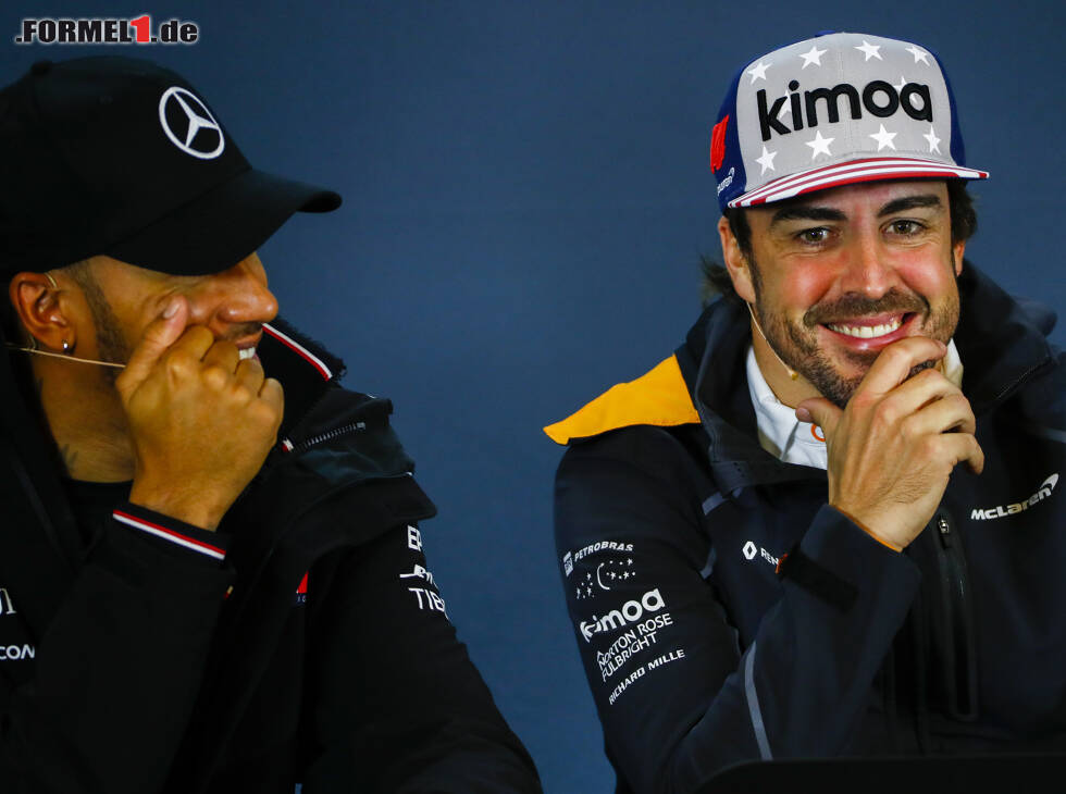 Foto zur News: Lewis Hamilton, Fernando Alonso
