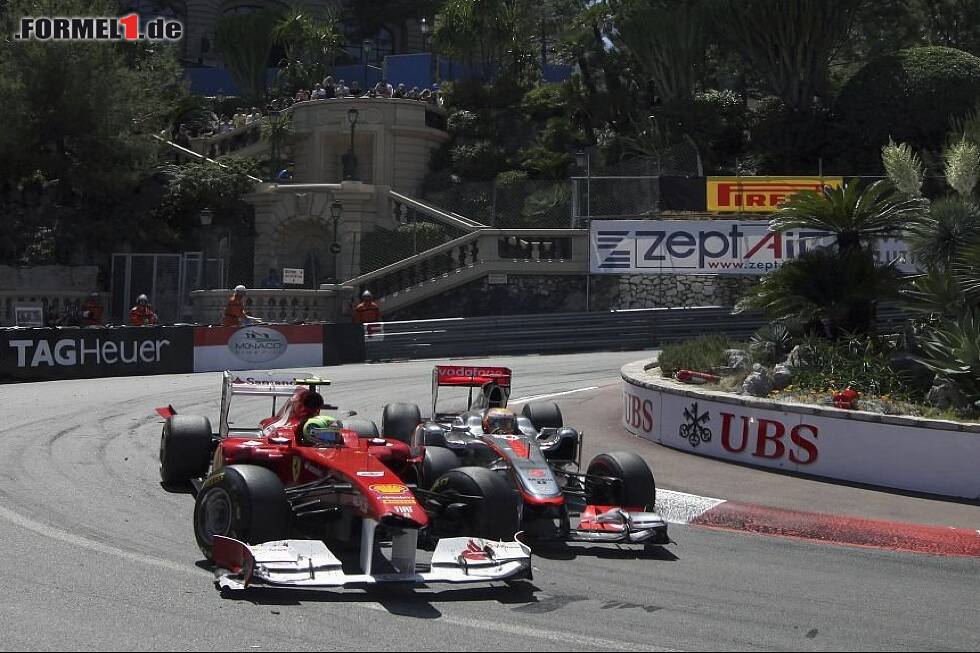 Foto zur News: Felipe Massa, Lewis Hamilton