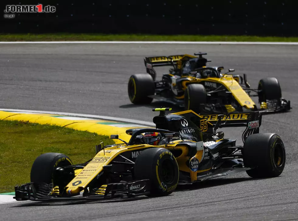 Foto zur News: Carlos Sainz, Nico Hülkenberg
