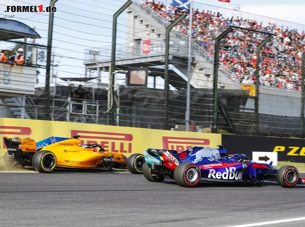 Foto zur News: Fernando Alonso, Brendon Hartley