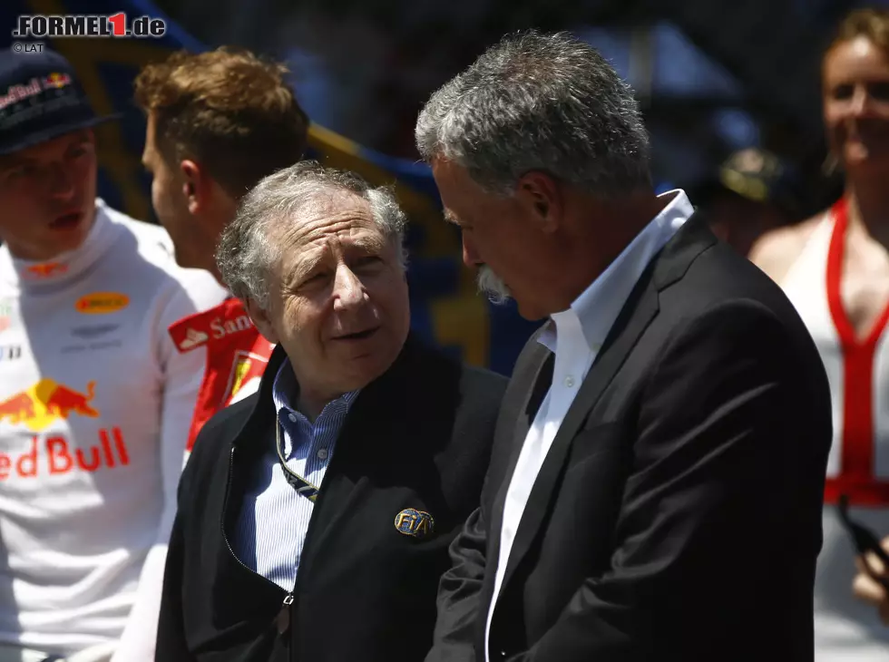 Foto zur News: Jean Todt, Chase Carey