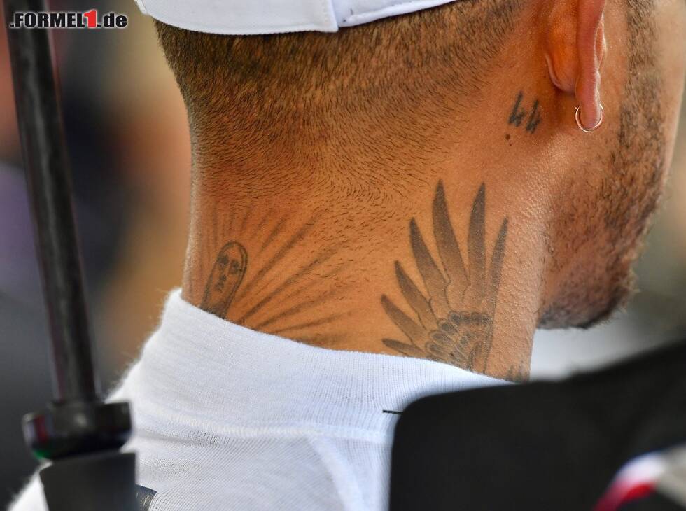 Foto zur News: Lewis Hamilton, Tattoo