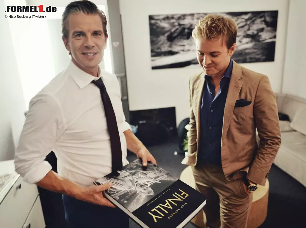 Markus Lanz und Nico Rosberg Foto zur News: Markus Lanz und Nico Rosberg