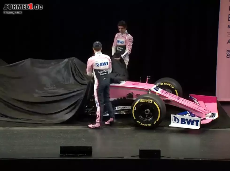 Lance Stroll, Sergio Perez Foto zur News: Lance Stroll, Sergio Perez