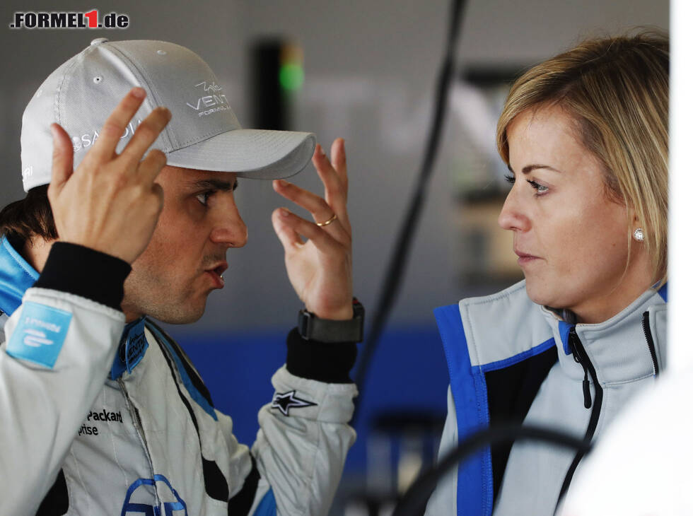 Foto zur News: Felipe Massa, Susie Wolff