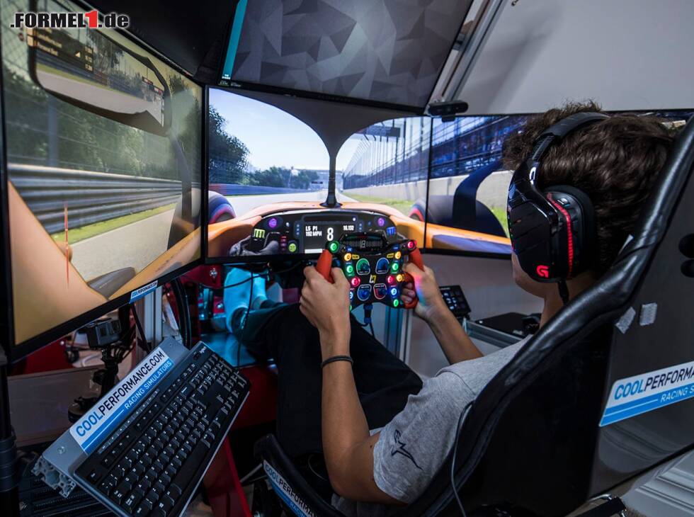 Foto zur News: Lando Norris, Sim Racing