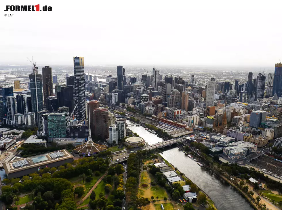 Foto zur News: Skyline der City von Melbourne