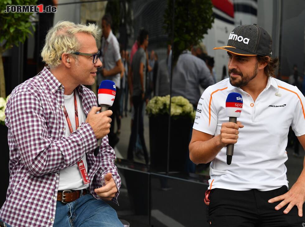 Foto zur News: Jacques Villeneuve, Fernando Alonso