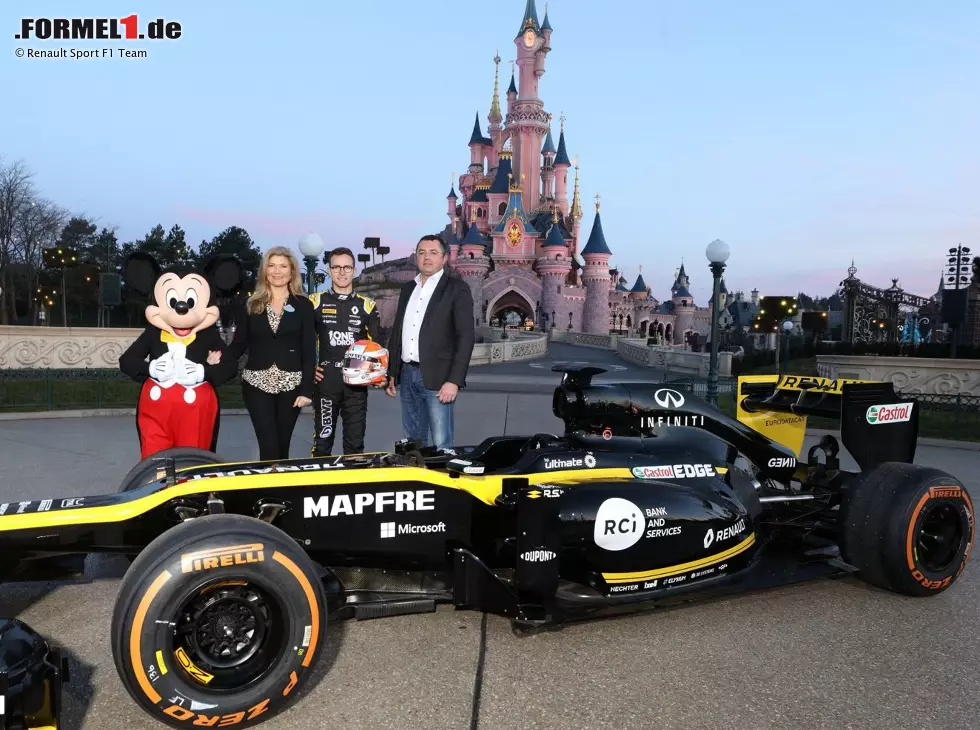 Foto zur News: Micky Maus, Anthoine Hubert, Eric Boullier