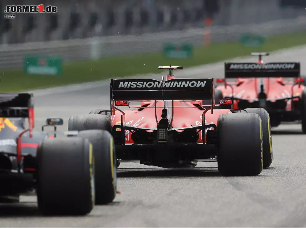 Foto zur News: Sebastian Vettel, Charles Leclerc, Max Verstappen