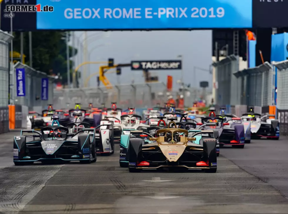 Foto zur News: Andre Lotterer, Mitch Evans, Stoffel Vandoorne, Malcolm Wilson