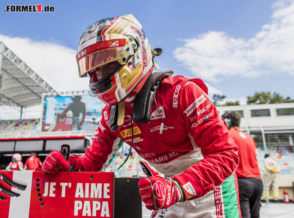 Foto zur News: Baku 2017: Charles Leclerc in der Formel 2 mit Gruß an seinen verstorbenen Vater Herve