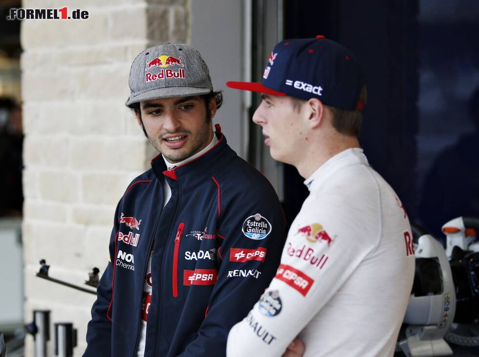 Foto zur News: Conor Daly, Carlos Sainz, Max Verstappen