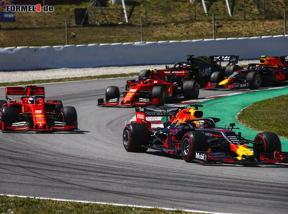 Foto zur News: Max Verstappen, Sebastian Vettel, Charles Leclerc, Pierre Gasly, Romain Grosjean