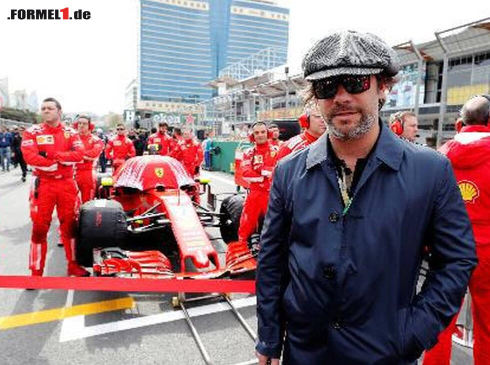 Foto zur News: Jay Kay von Jamiroquai beim GP in Baku