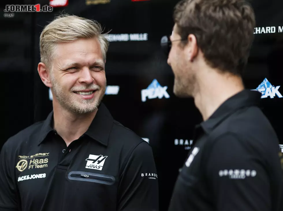 Foto zur News: Kevin Magnussen, Romain Grosjean