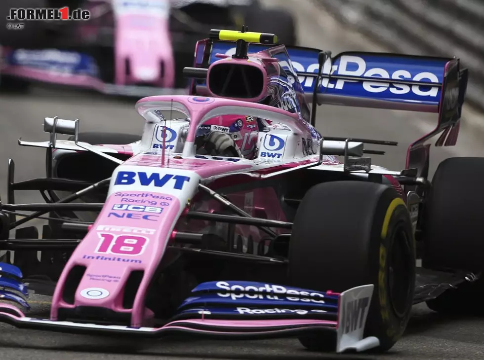 Foto zur News: Lance Stroll, Sergio Perez