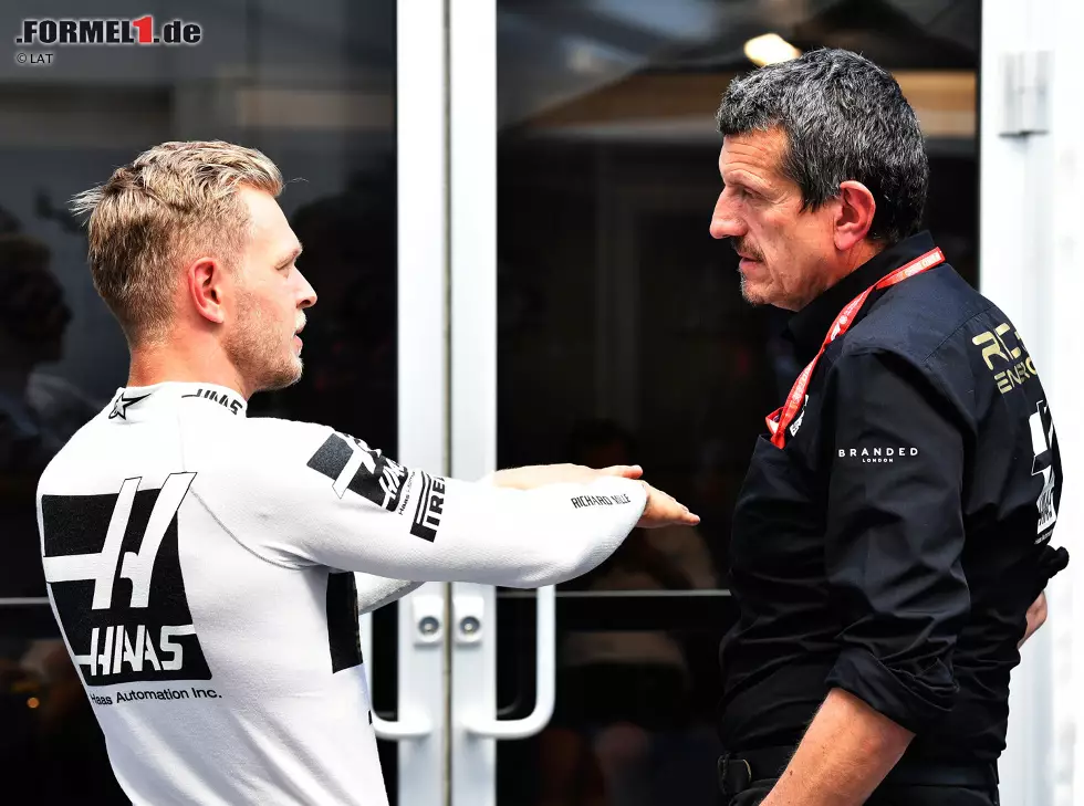 Foto zur News: Kevin Magnussen und Günther Steiner