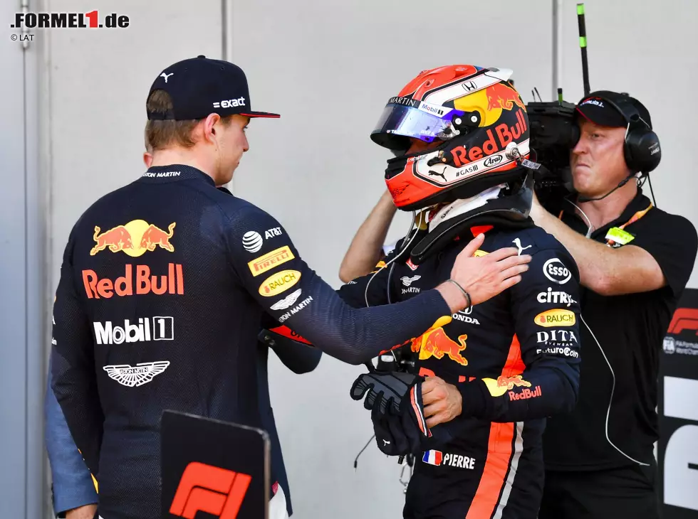 Pierre Gasly, Max Verstappen Foto zur News: Pierre Gasly, Max Verstappen