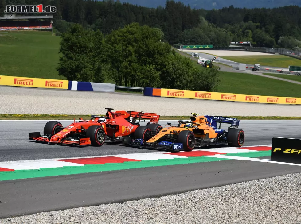 Sebastian Vettel, Lando Norris Foto zur News: Sebastian Vettel, Lando Norris