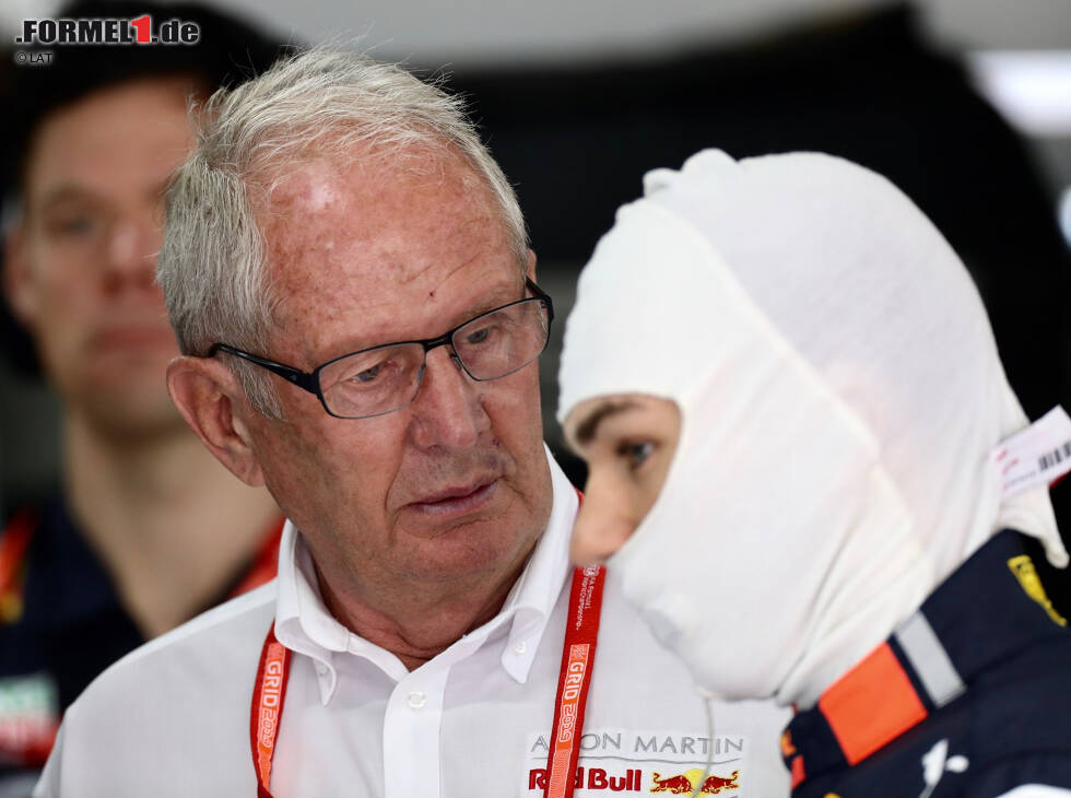 Foto zur News: Helmut Marko und Pierre Gasly